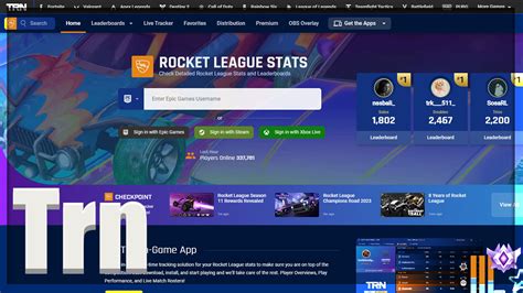  Tracker Network's Rocket League 